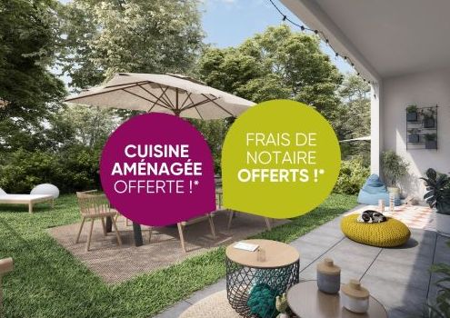 Cuisine aménagée OFFERTE + FRAIS DE NOTAIRE OFFERTS !*
