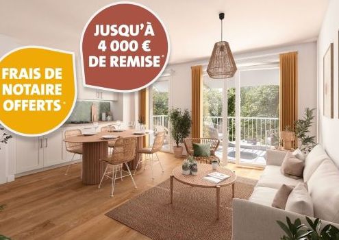 En ce moment : Jusqu'à 4 000 € de remise + frais de notaire offerts !*